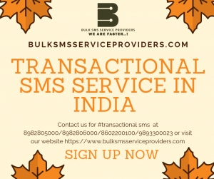 Transactional bulk SMS service